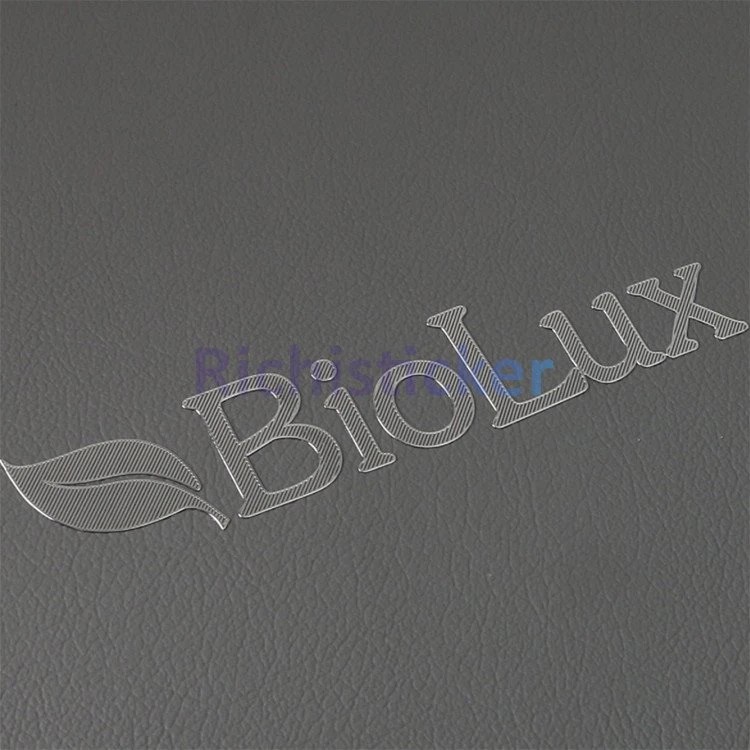 Chrome Metal Nickel Stickers With Adhesive